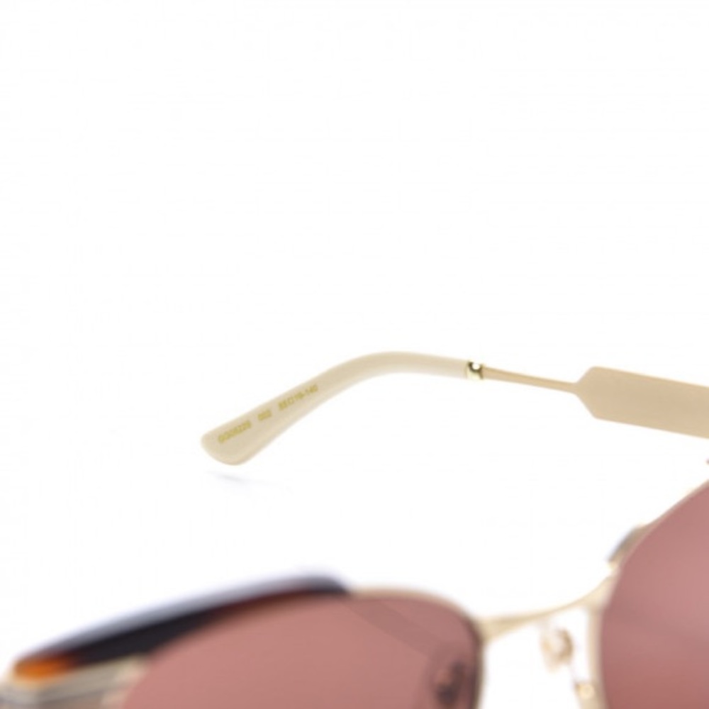 GUCCI WOMENS CAT-EYE HAVANA GOLD BROWN SUNGLASSES GG0522S-30007699-00 - Picture 7 of 9